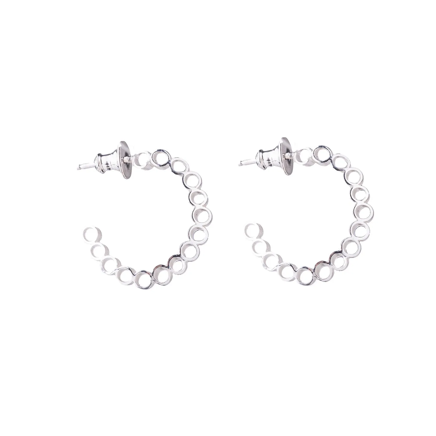 NEW! Ruffle Hoop Earrings by Thea Izzi