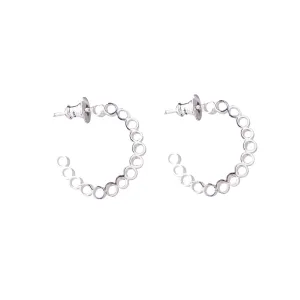 NEW! Ruffle Hoop Earrings by Thea Izzi