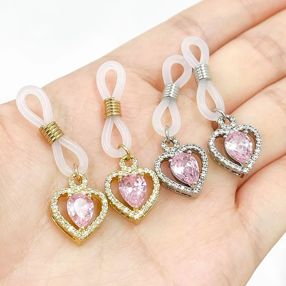 Non Piercing Nipple Rings Nipple Noose Fake Nipple Jewelry Adjustable Fake Nipplerings Non Pierced Body Jewelry for Women (Heart(Silver))