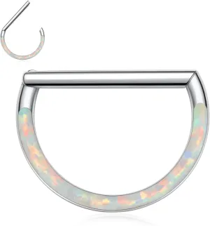 Nose Ring Straight Rod Septum Jewelry 16G & 18G - Daith, Conch, Tragus & Helix Piercing Jewelry - Surgical Steel