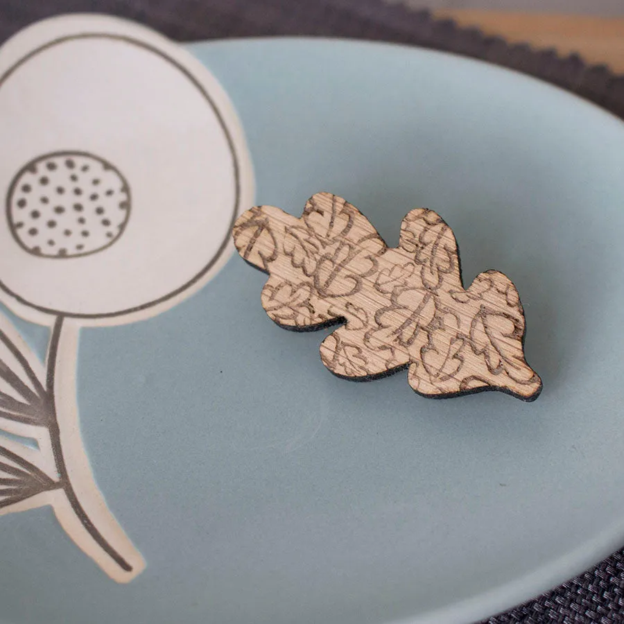 Oak Leaf Brooch