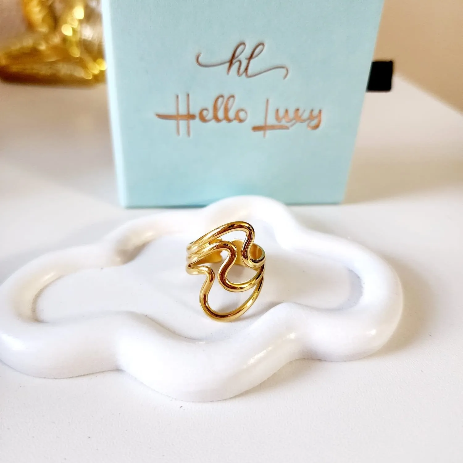 Ocean Ripple Ring