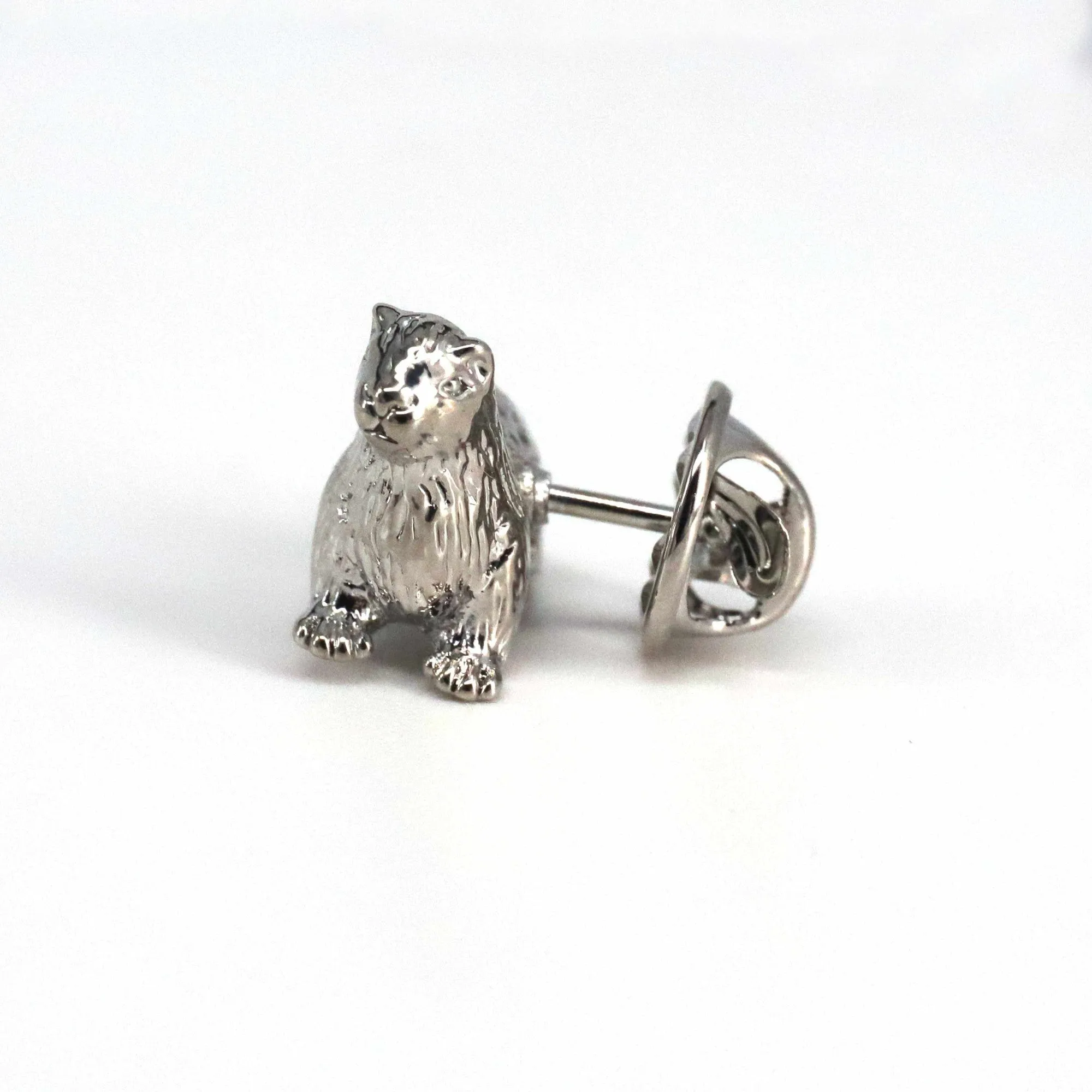 Otter Singapore Silver Pin Azthom