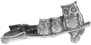 Owl Family Unique Tie Clasps Tacks RooZee Tie Clip Bar Tie Pin Made in Japan