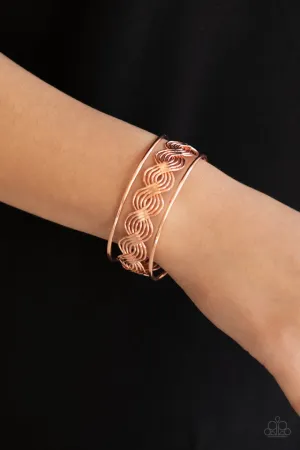Paparazzi Bracelet ~ WEAVE An Impression - Copper