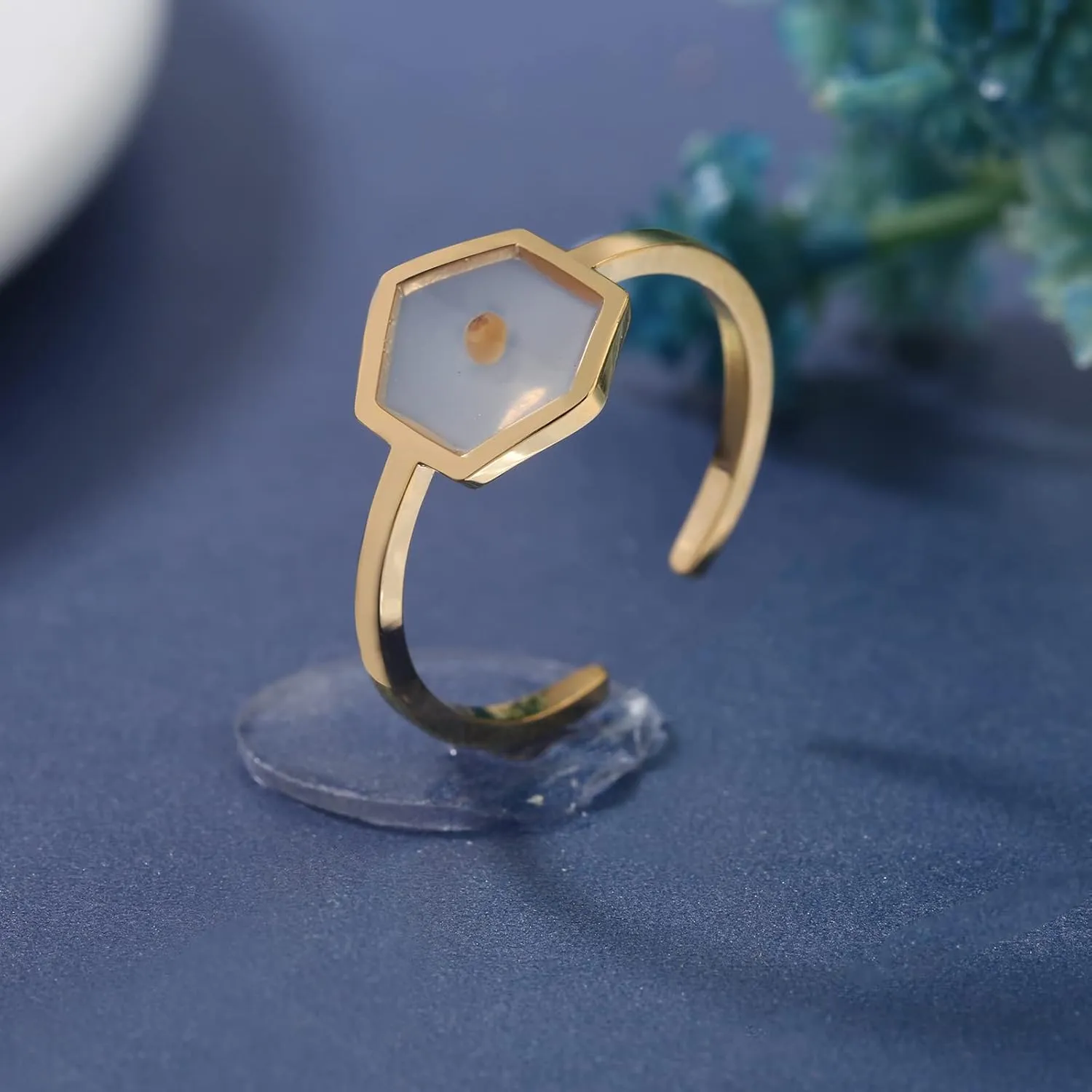 PARTNER Mustard Seed Ring - Faith Jewelry, Inspirational Christian Gift, Religious Jewelry, Unique Biblical Gift