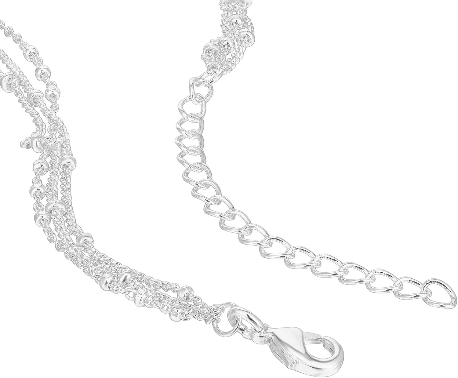 PAVOI 14K Gold Plated Dainty Layering Necklaces for Women | Snake Chain, Curb Link, Paperclip Layered Chains | Trendy Layering Necklace