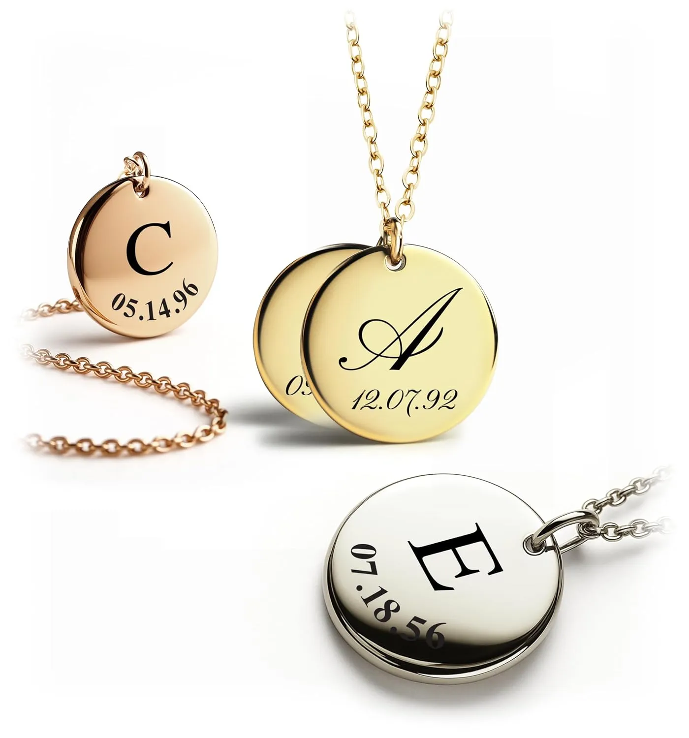 Personalized Initial Necklace for Women Mother's Day Gift for Mom, Custom Kids Name Jewelry, Unique Gifts for Teen Girls, Birthdays, and Graduations -LCN-ID