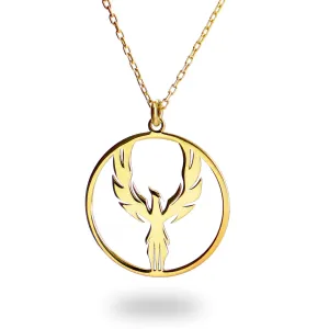 Phonix Necklace for Women Men Girls Teenagers Phoenix Bird Pendant Necklace Unique Gift