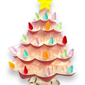 Pinkmas Brooch by Lipstick & Chrome