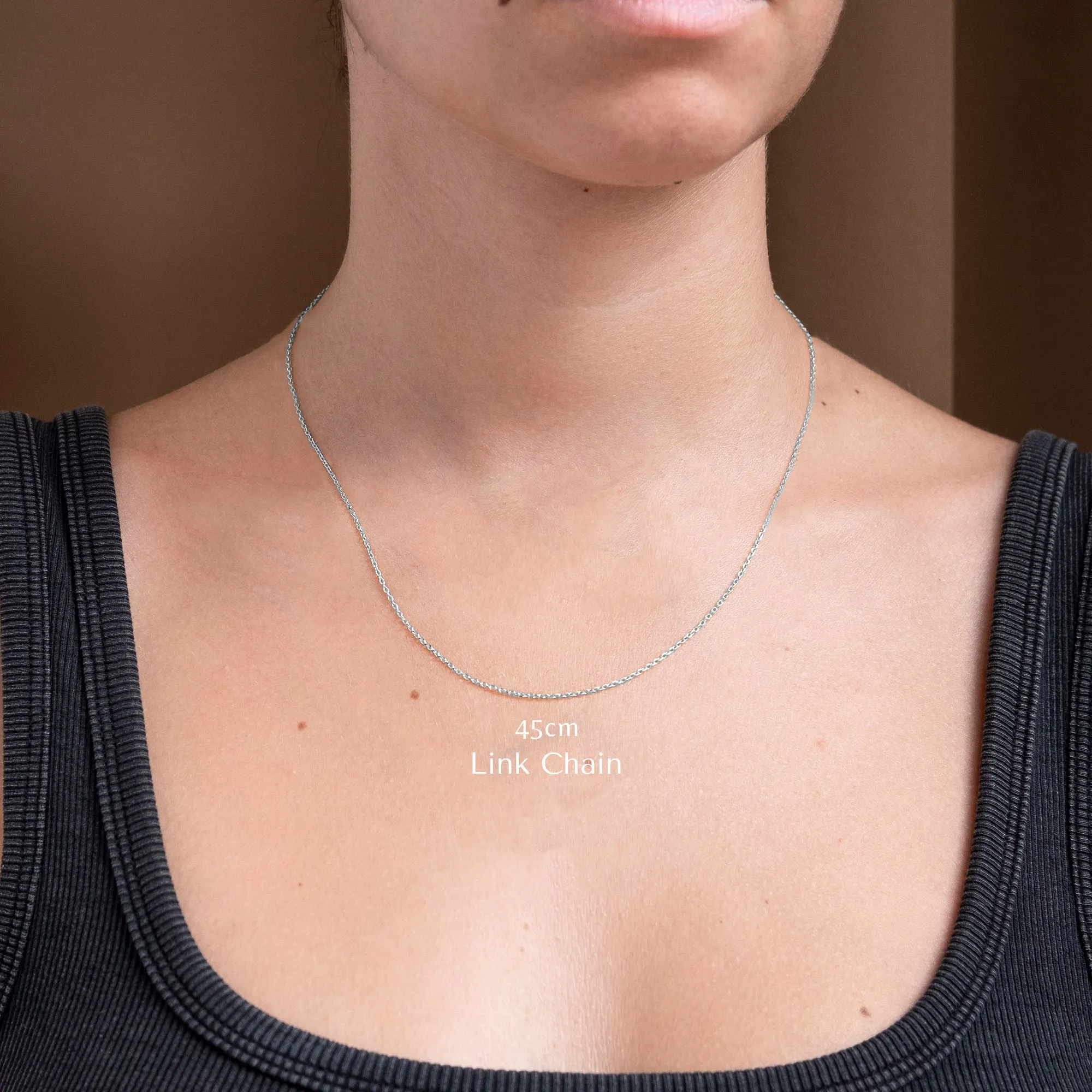 Plain Coin Small Silver Pendant