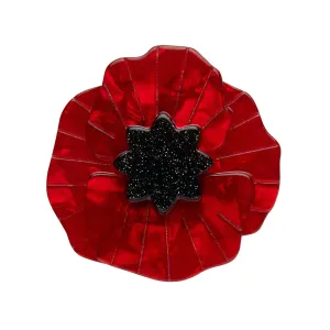 Poppy Field Brooch