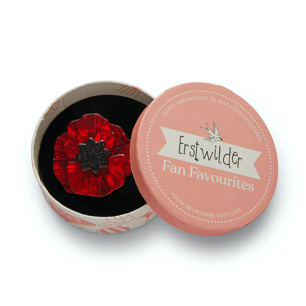 Poppy Field Brooch