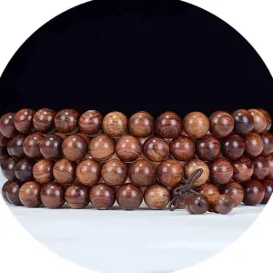 Prayer Beads,Beads Necklace,Bracelet, 108 Prayer Beads Bracelet 8/6Mm Natural Wood Tibetan Buddhist Meditation Bead Bracelet/Necklace for Men Women(Color:12mm) (Color : 12mm)