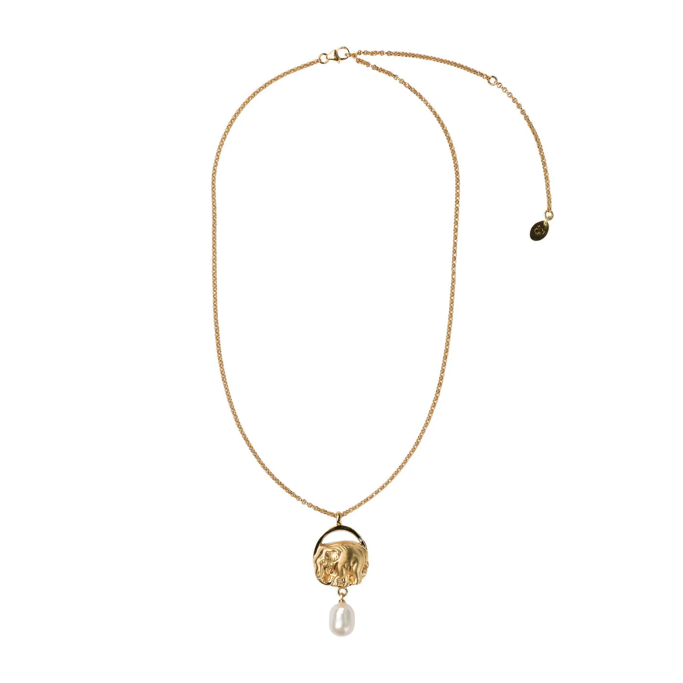 Precious Elephant Necklace - Gold