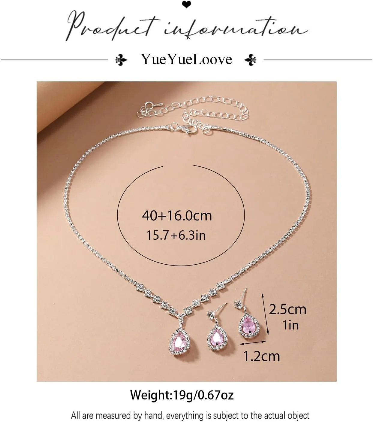 Prom Jewelry Sets Silver Bride Jewelry Set for Wedding Bridesmaid Accessories Necklace Earrings Bracelet Set Elegant Crystal Wedding Prom Jewelry for Women