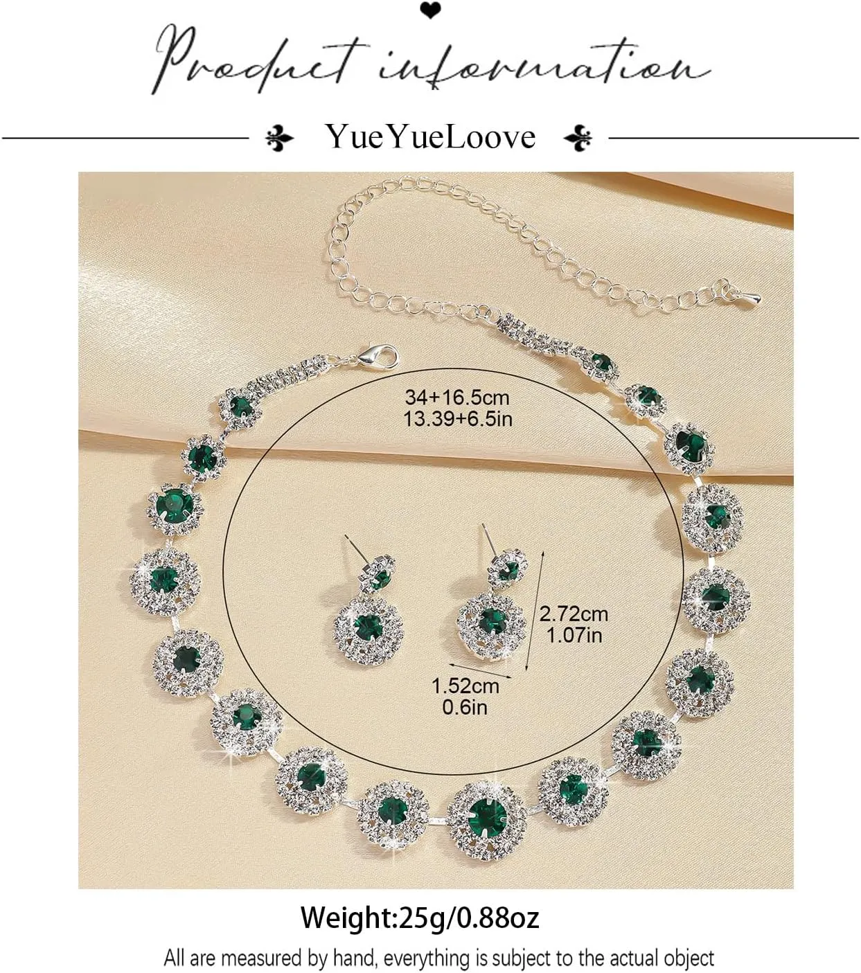 Prom Jewelry Sets Silver Bride Jewelry Set for Wedding Bridesmaid Accessories Necklace Earrings Bracelet Set Elegant Crystal Wedding Prom Jewelry for Women