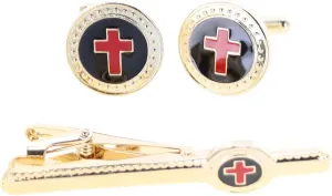 Religious Cufflinks & Tie Bar Set by Classy Cufflinks