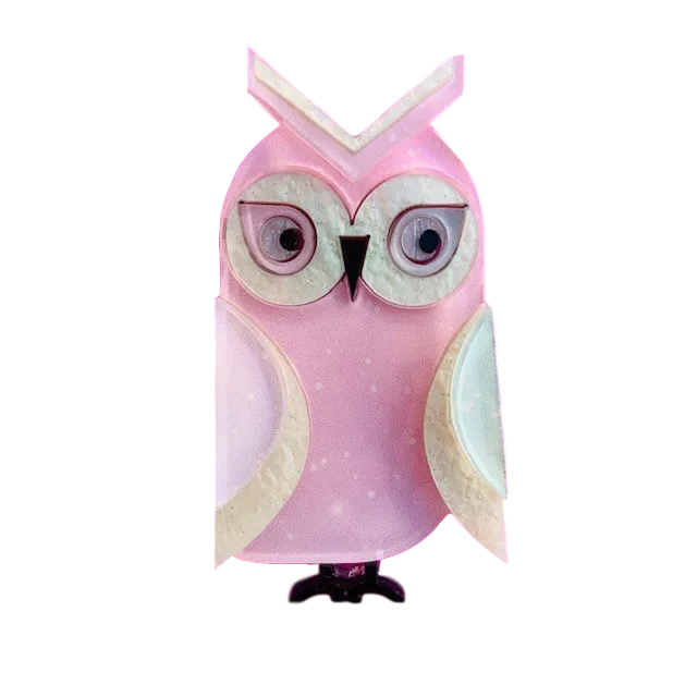 Remy the great horned owl - Brooch