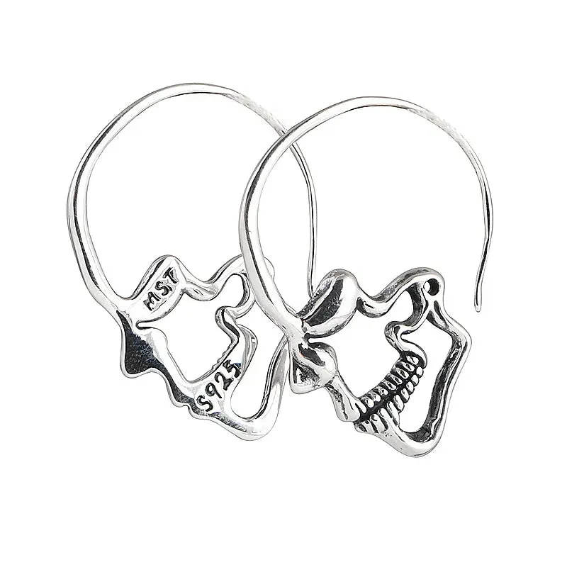 Retro Creative Elegant Skull Head Earrings