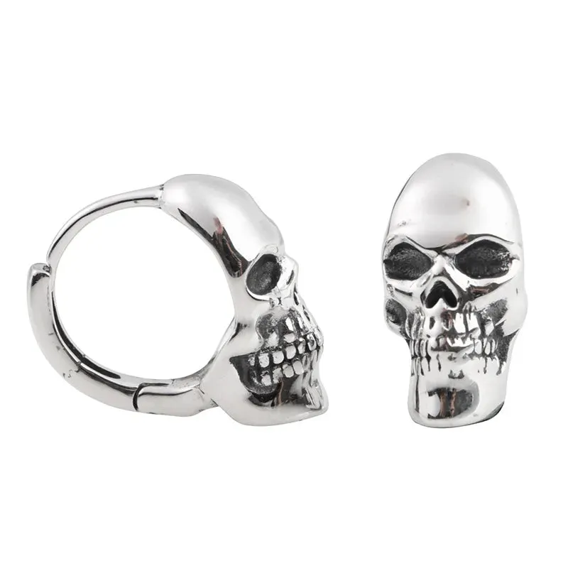 Retro Creative Elegant Skull Head Earrings