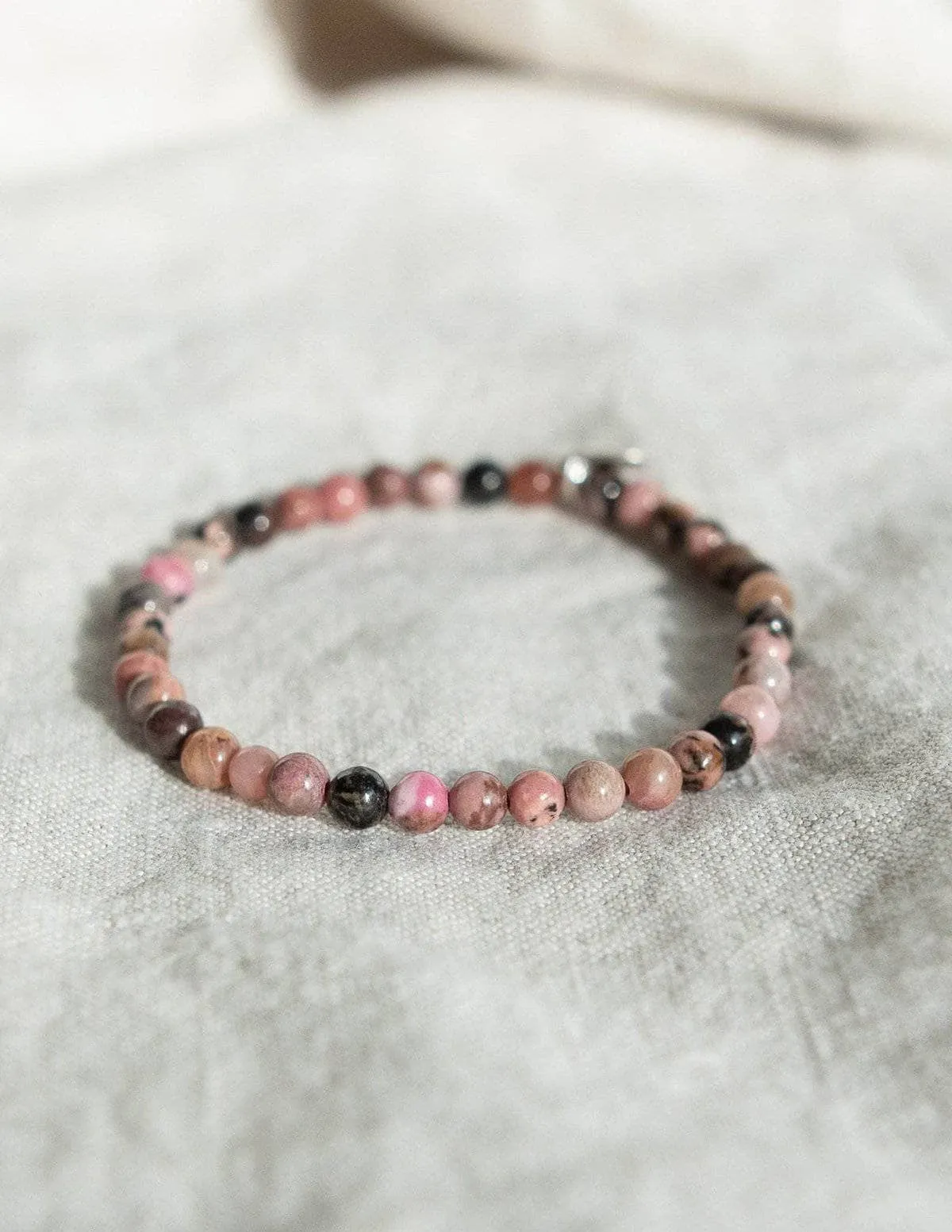 Rhodochrosite Mini Gemstone Bracelet