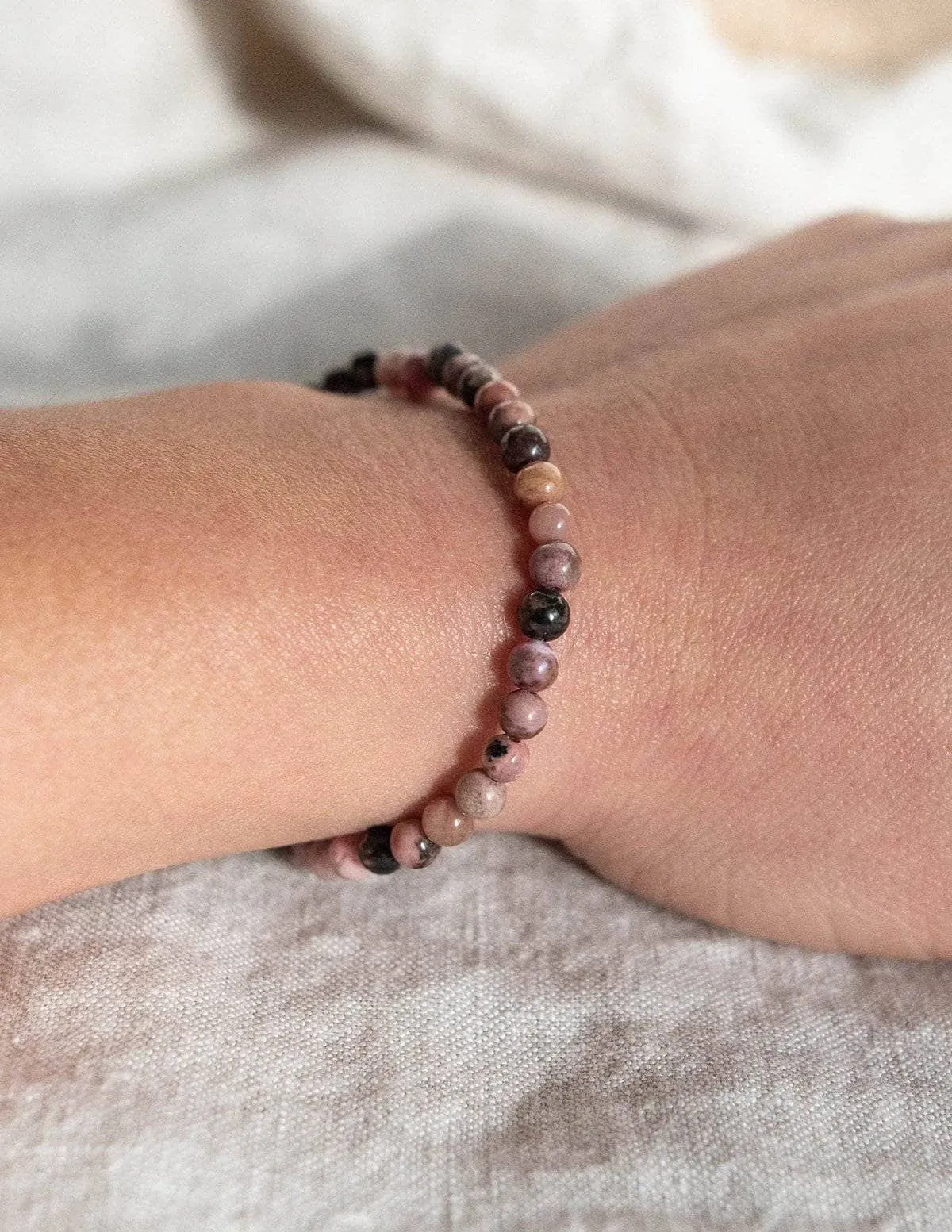 Rhodochrosite Mini Gemstone Bracelet