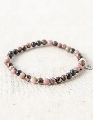 Rhodochrosite Mini Gemstone Bracelet