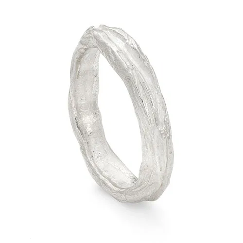 Ripple Medium Ring Silver
