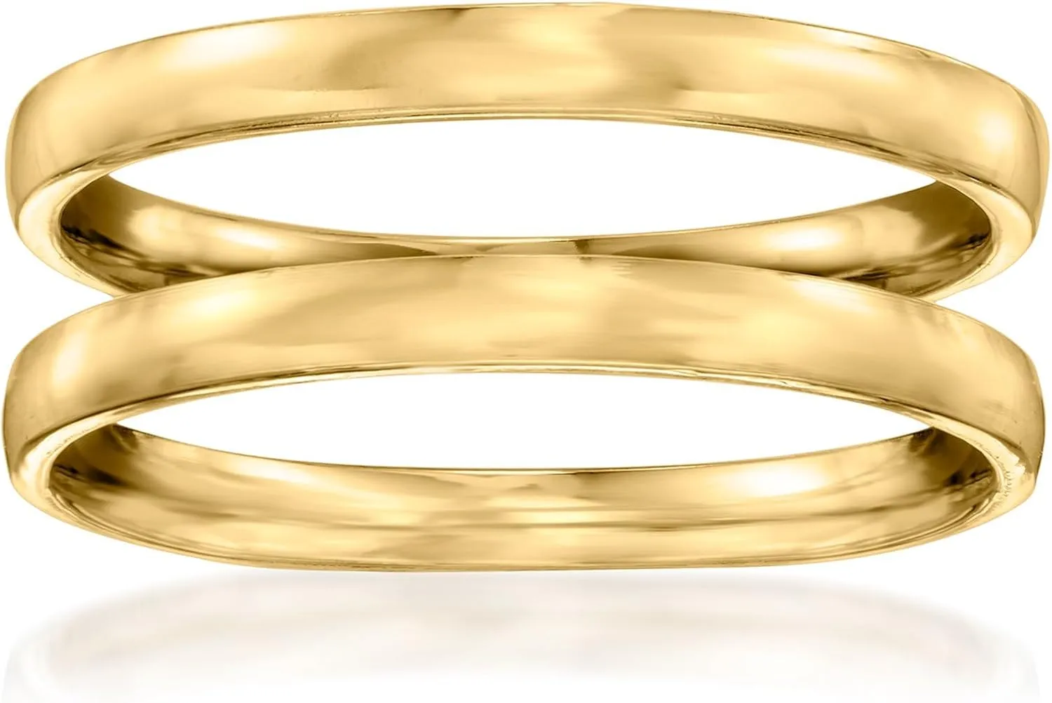 Ross-Simons 18kt Gold Over Sterling Jewelry Set: 2 2mm Stackable Rings