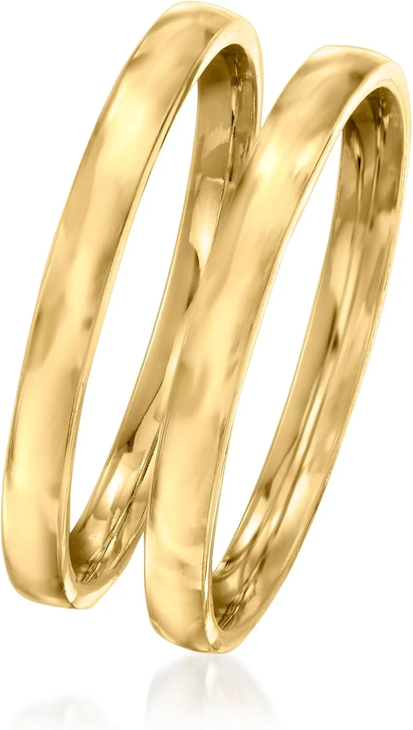 Ross-Simons 18kt Gold Over Sterling Jewelry Set: 2 2mm Stackable Rings