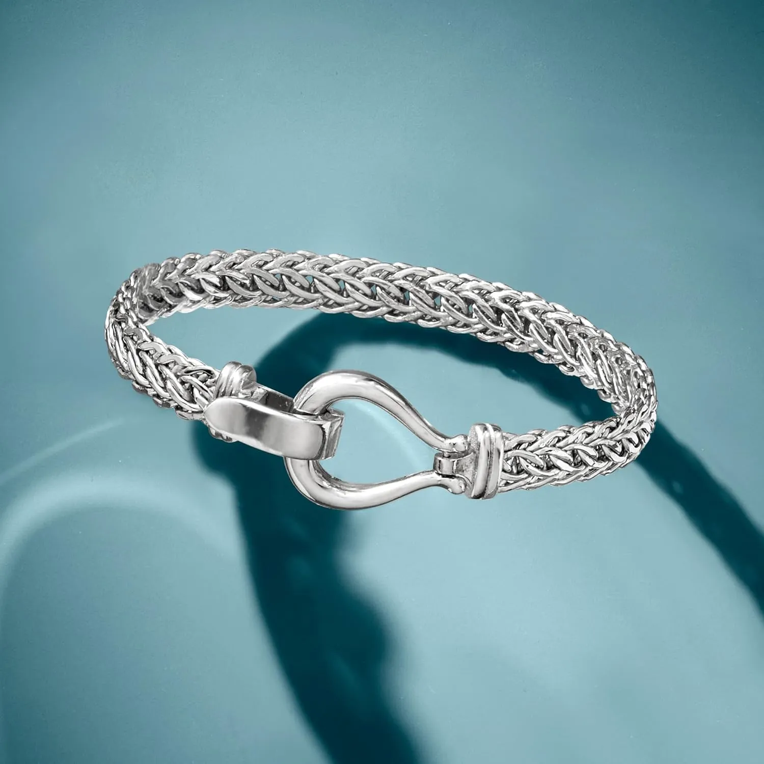 Ross-Simons Sterling Silver Cestina-Link Bracelet