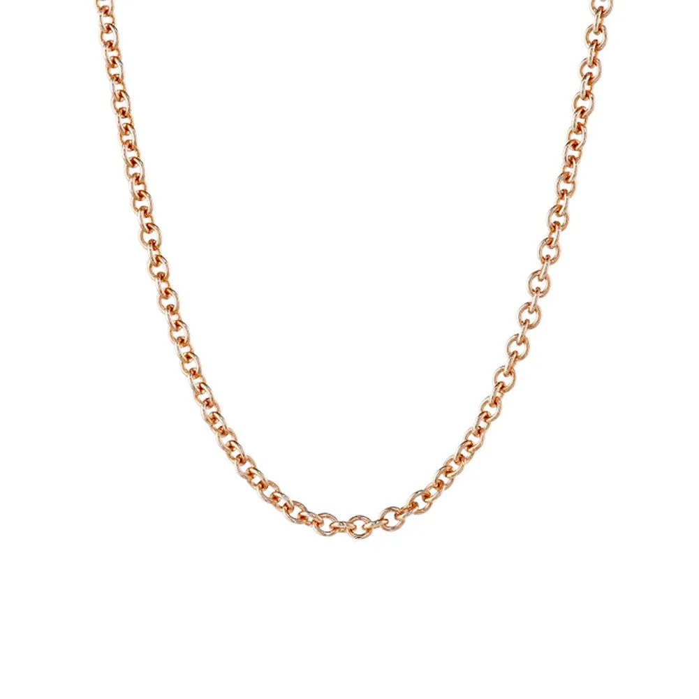 Rosy Rolo Chain Necklace