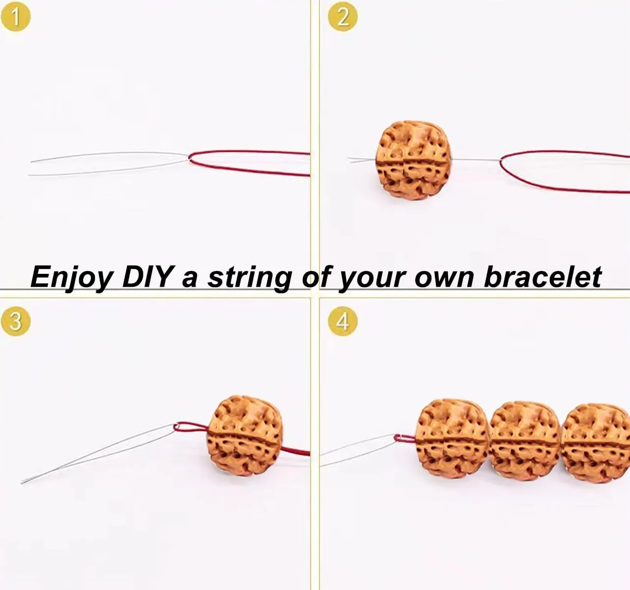 Rudraksha Japa Mala Prayer Yoga Meditation Blessing Buddhist Beads Necklace Bracelet