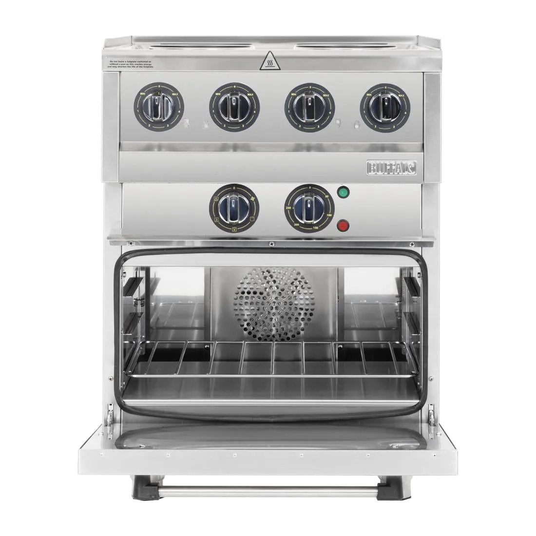 SA808 Buffalo 600 Series 4 Plate Electric Convection Oven Range
