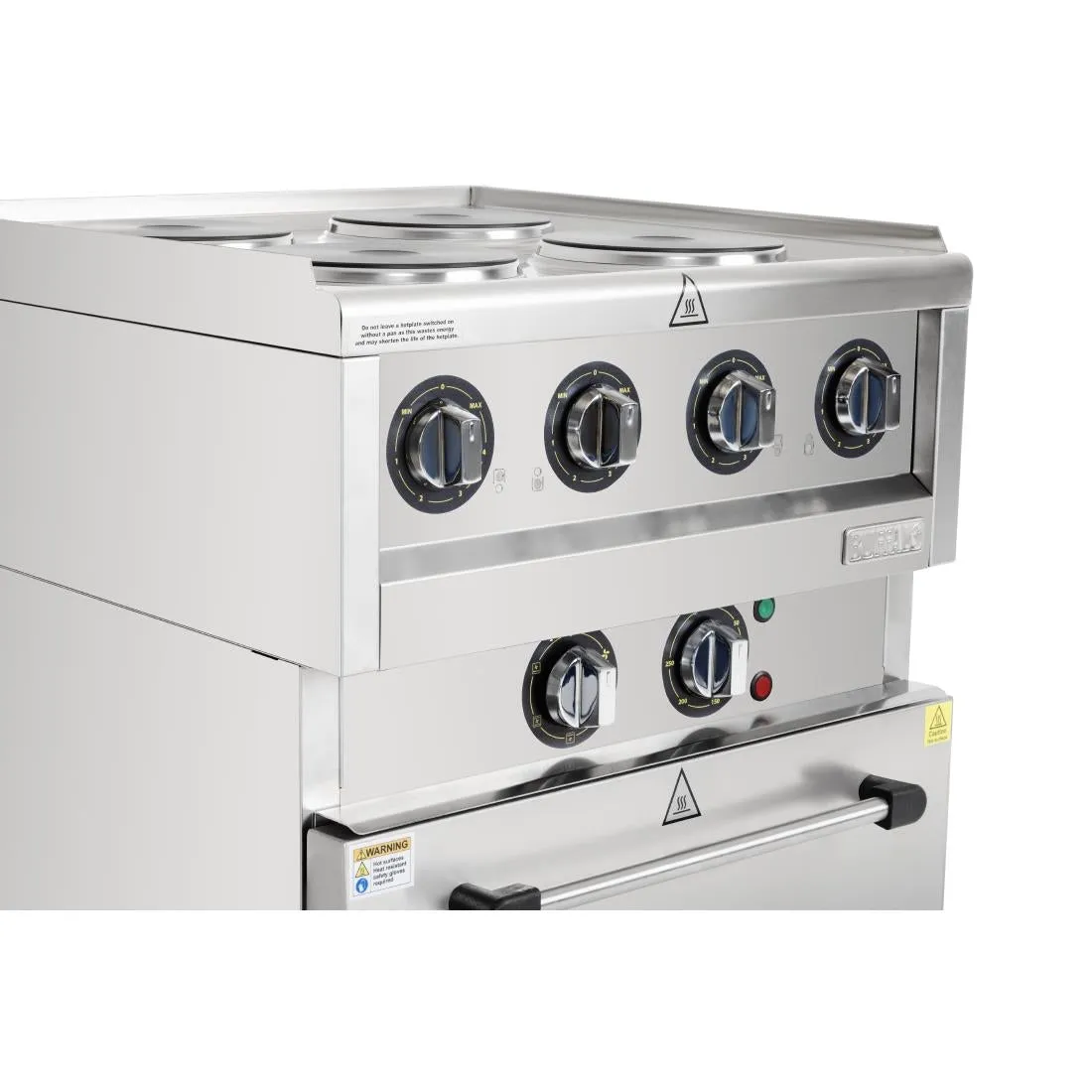 SA808 Buffalo 600 Series 4 Plate Electric Convection Oven Range
