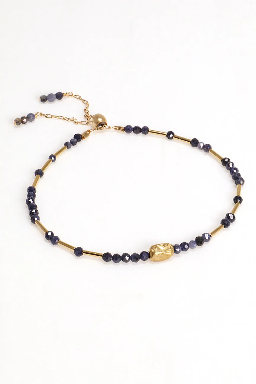 Sapphire Liquid Gold Bracelet