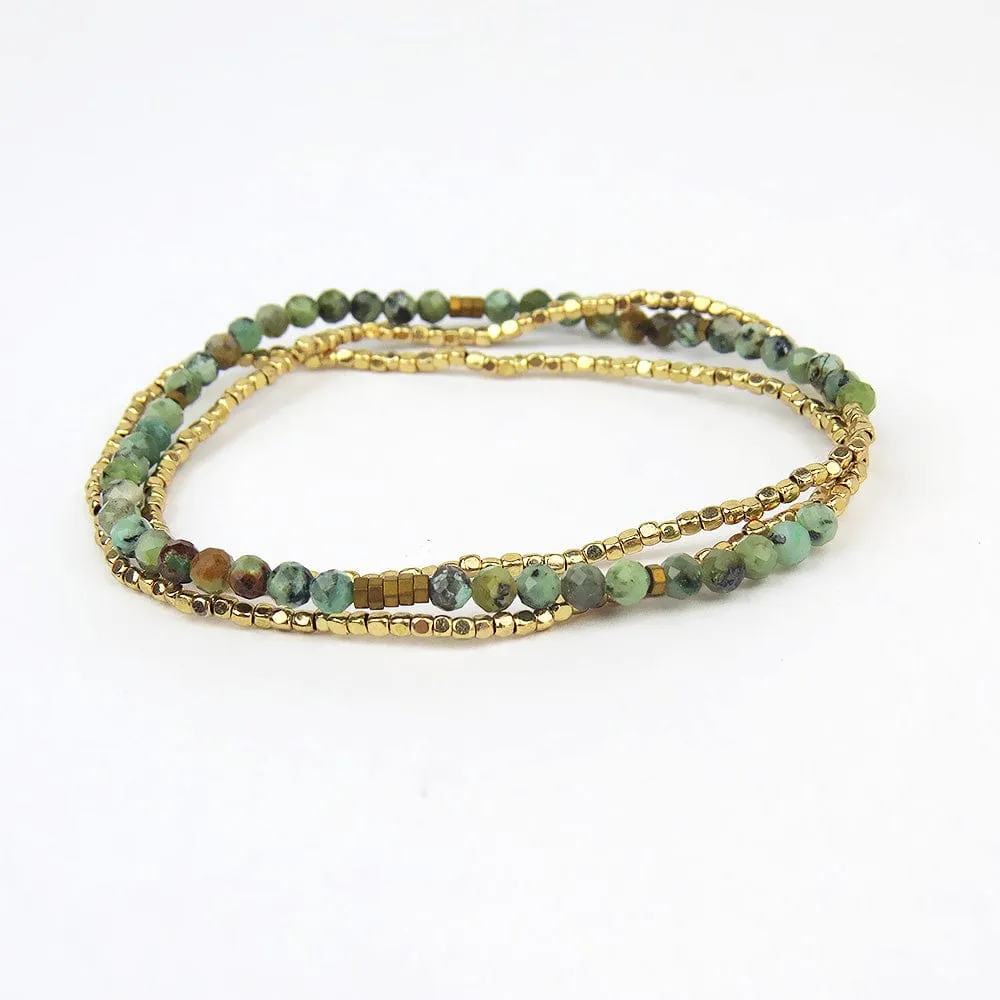 Scout Delicate African Turquoise Wrap