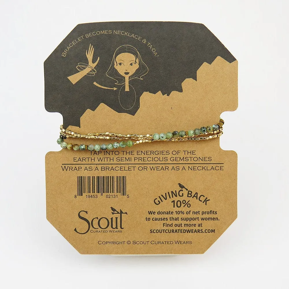 Scout Delicate African Turquoise Wrap