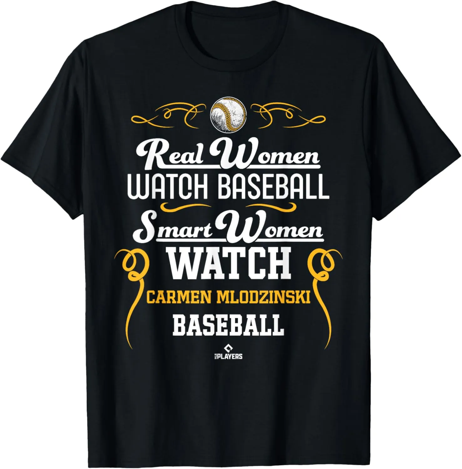 Smart Women Watch Carmen Mlodzinski Pittsburgh Baseball T-Shirt