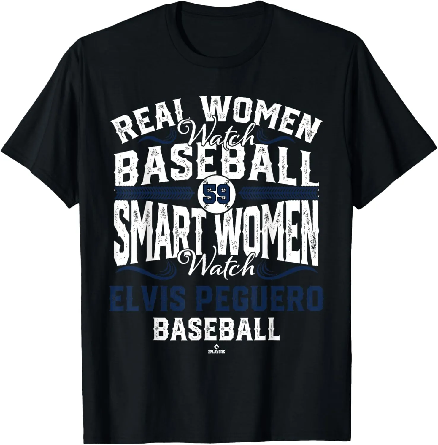 Smart Women Watch Elvis Peguero Milwaukee Baseball MLBPA T-Shirt