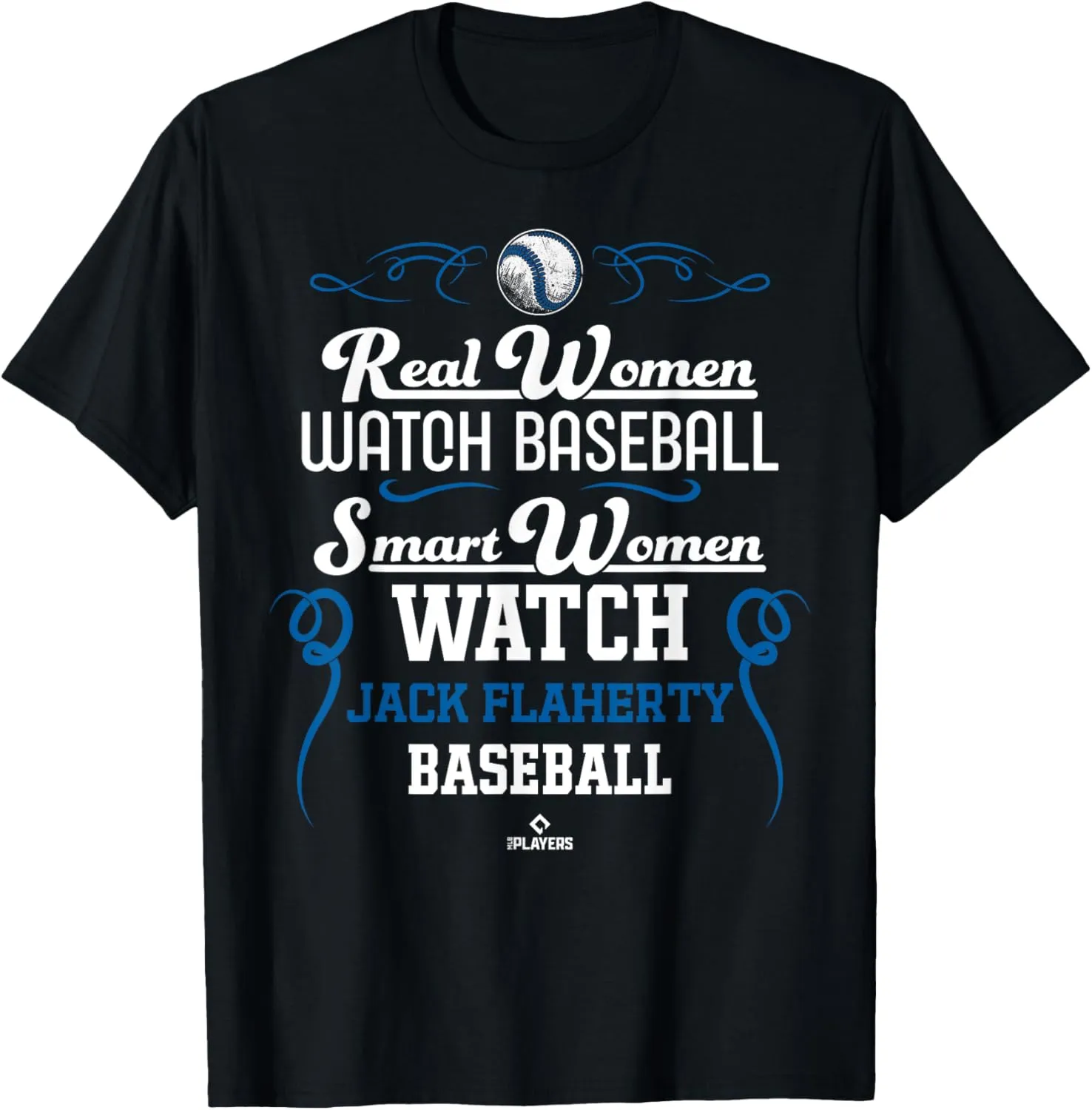 Smart Women Watch Jack Flaherty Los Angeles Baseball MLBPA T-Shirt