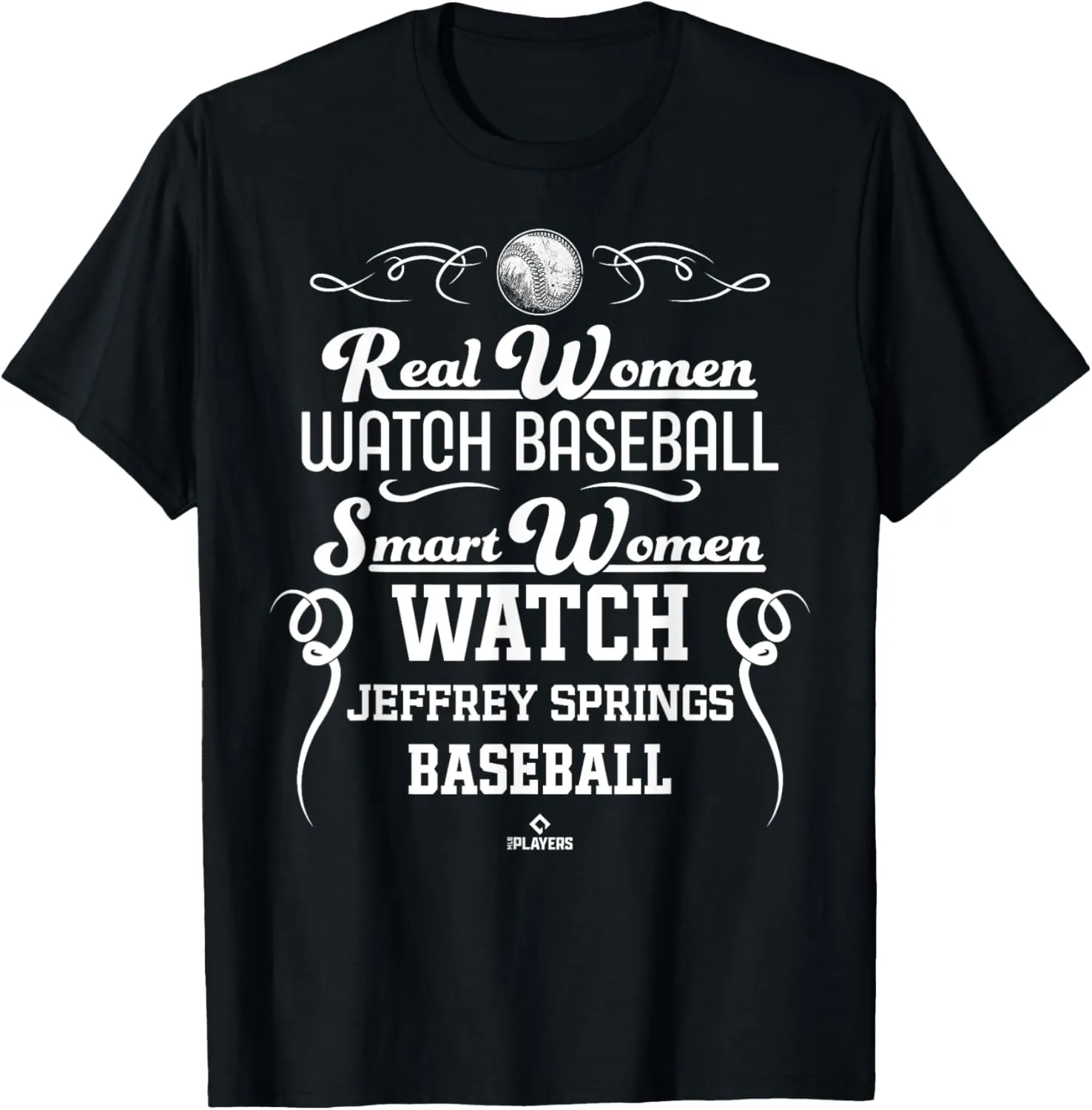 Smart Women Watch Jeffrey Springs Tampa Bay Baseball MLBPA T-Shirt