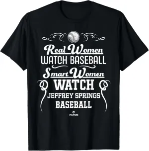 Smart Women Watch Jeffrey Springs Tampa Bay Baseball MLBPA T-Shirt