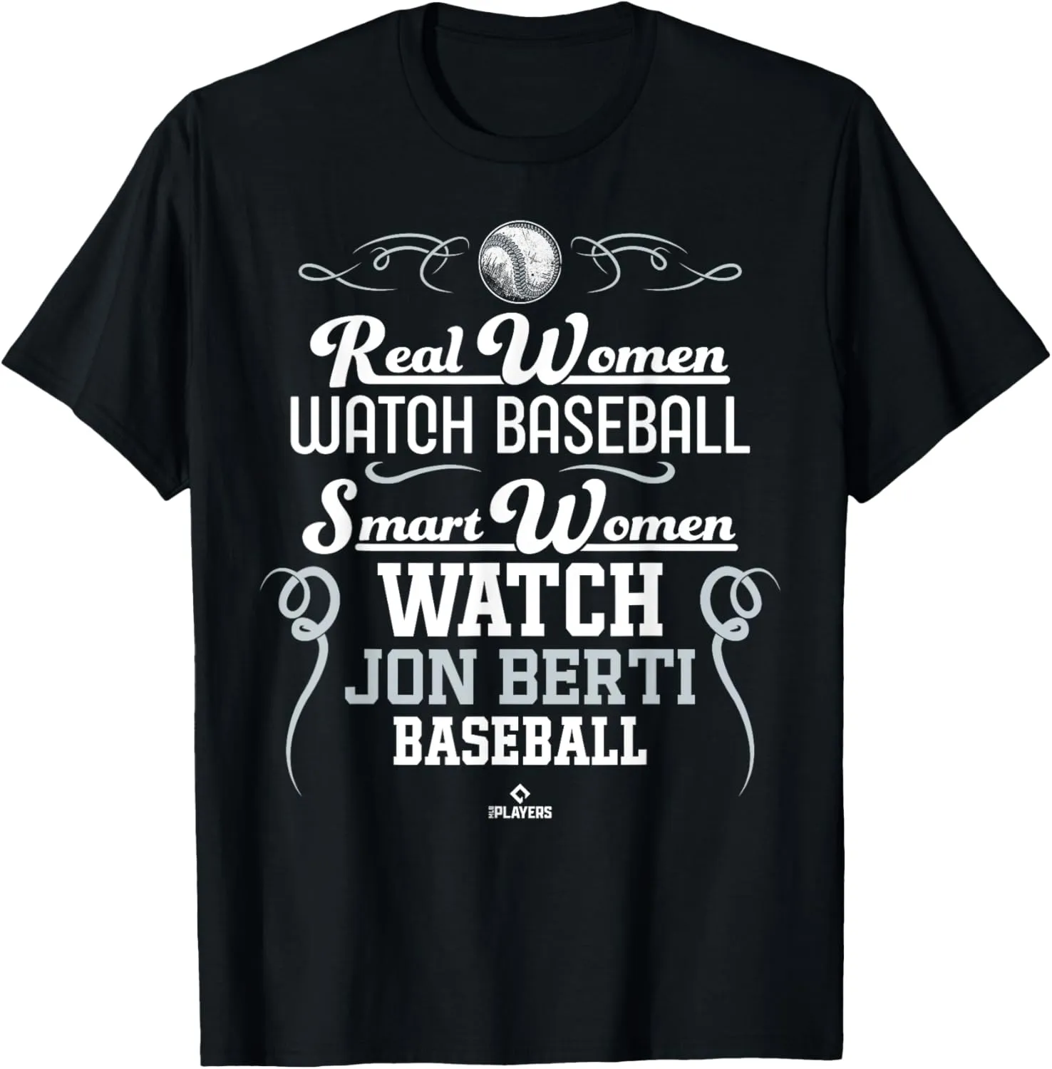 Smart Women Watch Jon Berti New York Baseball MLBPA T-Shirt