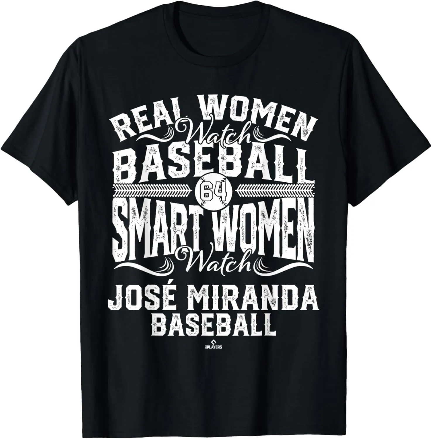 Smart Women Watch Jos Miranda Minnesota Baseball MLBPA T-Shirt