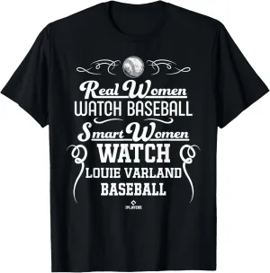 Smart Women Watch Louie Varland Minnesota Baseball MLBPA T-Shirt