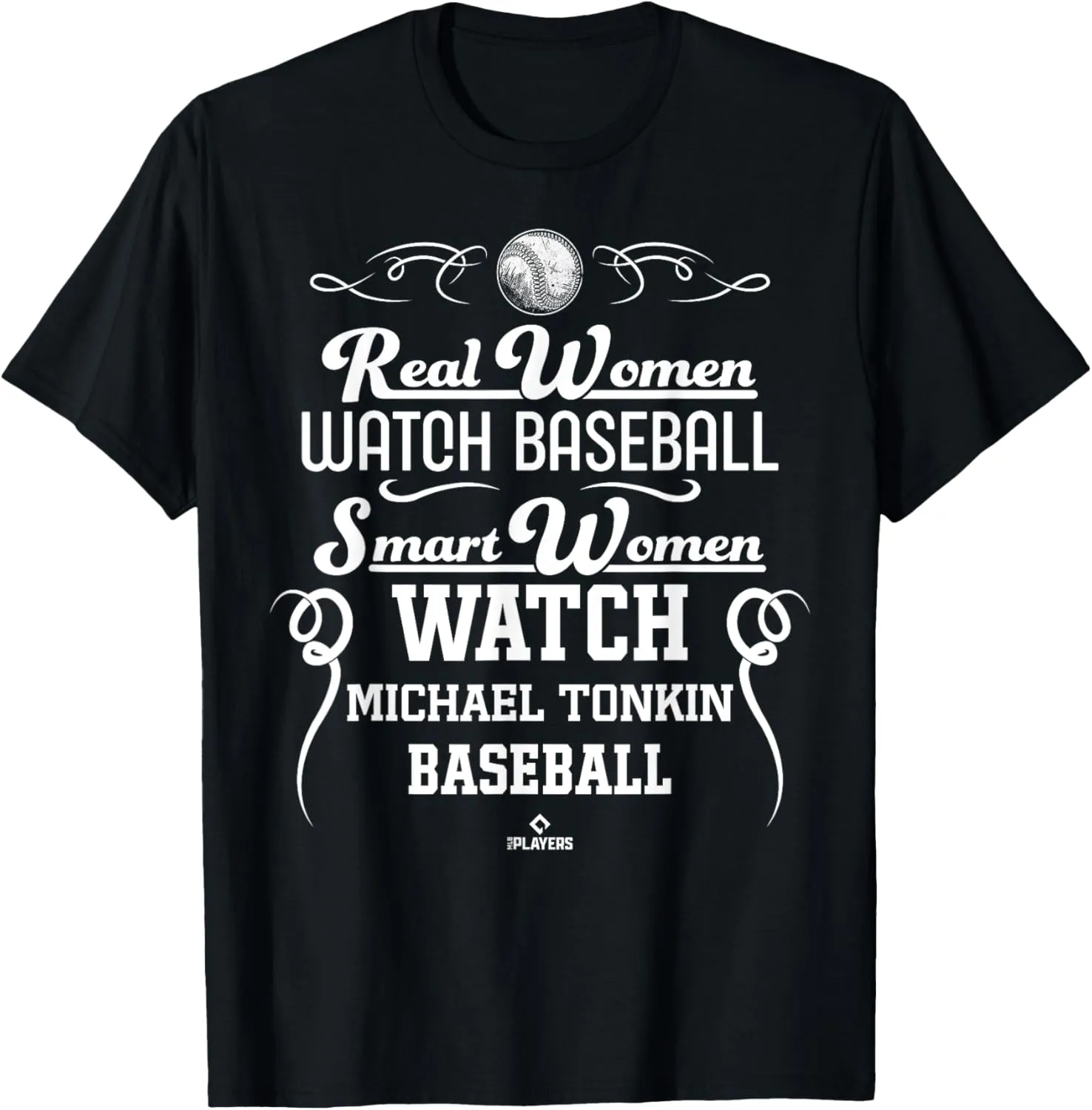 Smart Women Watch Michael Tonkin Minnesota Baseball MLBPA T-Shirt