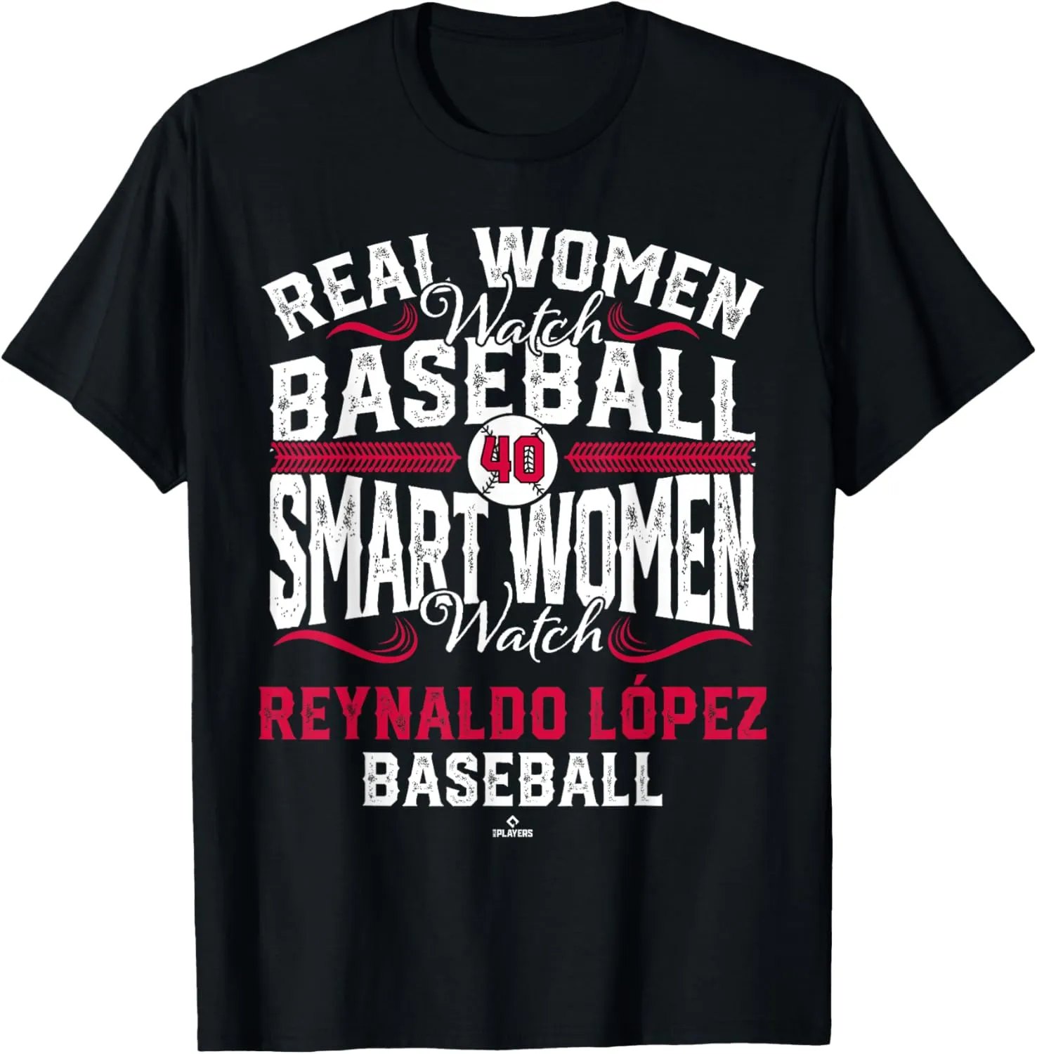 Smart Women Watch Reynaldo Lpez Atlanta Baseball MLBPA T-Shirt