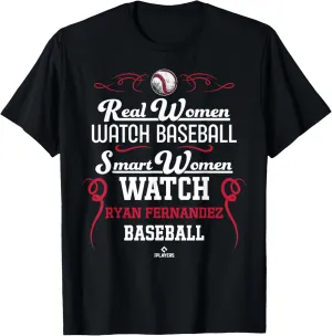 Smart Women Watch Ryan Fernandez St Louis Baseball MLBPA T-Shirt